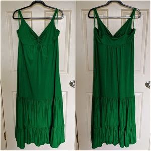 Green Old Navy maxi dress